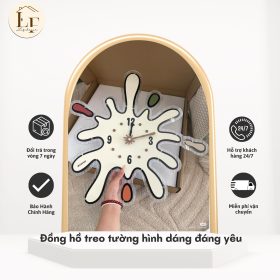 đồng đồ treo tường mới lạ Đồng hồ treo tường hình giọt nước độc đáo, đáng yêu