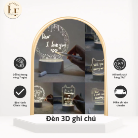Đèn 3D ghi chú