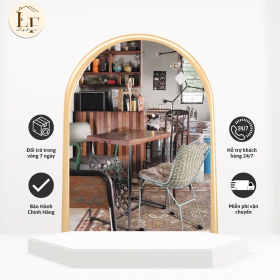 Bàn ghế cafe độc lạ Phong cách Bohemian tự do, sáng tạo