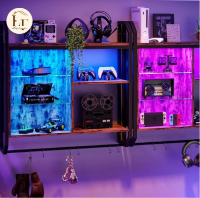 Kệ decor bàn học sang trọng cho giới trẻ yêu thích decor