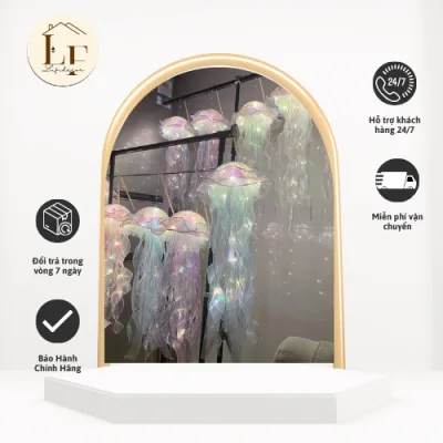 Đèn Decor Hình Sứa – Xu Hướng Trang Trí Không Gian Đầy Cảm Xúc 2